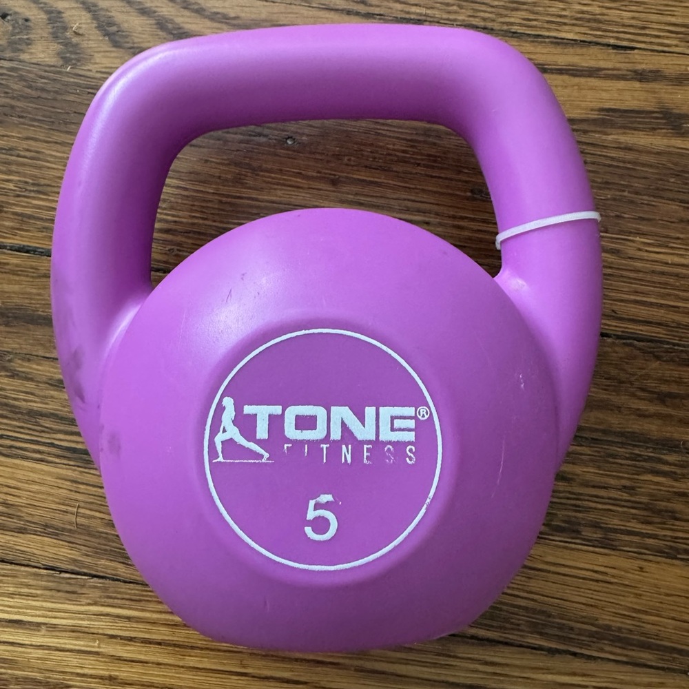 Tone Fitness Purple Kettlebell 5 lb